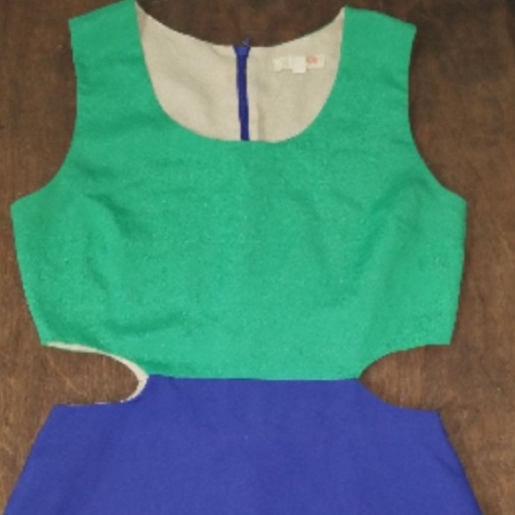 GB color block cut out mini dress - Picture 3 of 3